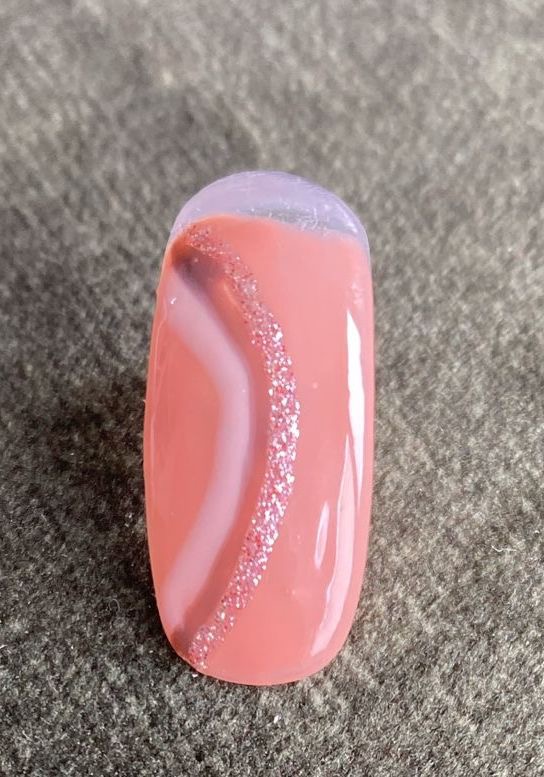 French fade met glitter